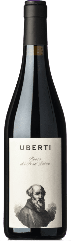 Бесплатная доставка | Красное вино Uberti Rosso dei Frati Priori I.G.T. Lombardia Ломбардии Италия Cabernet Sauvignon 75 cl