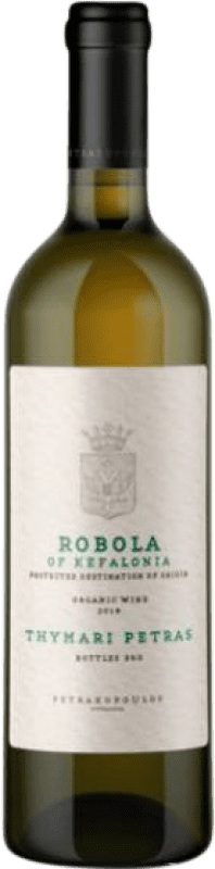 41,95 € | Vinho branco Petrakopoulos Thymari Petras P.D.O. Robola of Kefalonia Cefalonia Grécia Robola Biológico 75 cl