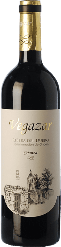 Бесплатная доставка | Красное вино Vegazar старения D.O. Ribera del Duero Кастилия-Леон Испания Tempranillo 75 cl