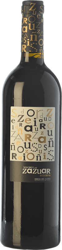 Бесплатная доставка | Красное вино Vegazar Señorío de Zazuar Резерва D.O. Ribera del Duero Кастилия-Леон Испания Tempranillo — Темпранильо 75 cl