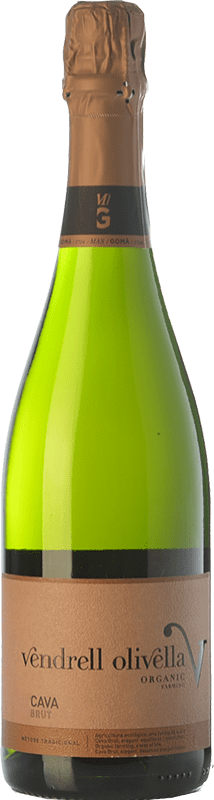 送料無料 | 白スパークリングワイン Vendrell Olivella Organic Brut D.O. Cava スペイン Macabeo, Xarel·lo, Parellada 75 cl