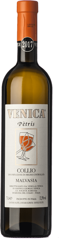 Бесплатная доставка | Белое вино Venica & Venica Pètris D.O.C. Collio Goriziano-Collio Фриули-Венеция-Джулия Италия Malvasía 75 cl