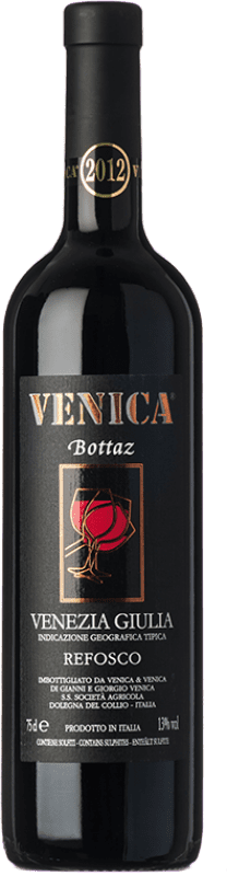 Бесплатная доставка | Красное вино Venica & Venica Bottaz I.G.T. Friuli-Venezia Giulia Фриули-Венеция-Джулия Италия Refosco 75 cl