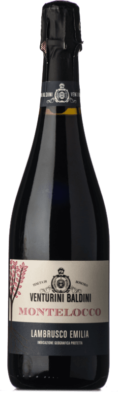 11,95 € | Vino rosso Venturini Baldini Montelocco Semisecco Semidolce I.G.T. Emilia Romagna Emilia-Romagna Italia Lambrusco Biologico 75 cl