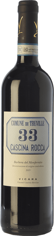 27,95 € Envío gratis | Vino tinto Vicara La Rocca 33 D.O.C. Barbera del Monferrato