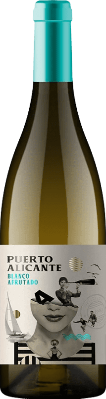 Envio grátis | Vinho branco Vicente Gandía Puerto Alicante Aromático D.O. Alicante Comunidade Valenciana Espanha Mascate, Macabeo, Chardonnay 75 cl