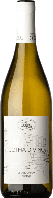 Бесплатная доставка | Белое вино OlCru Gotha Divino I.G.T. Lombardia Ломбардии Италия Chardonnay 75 cl