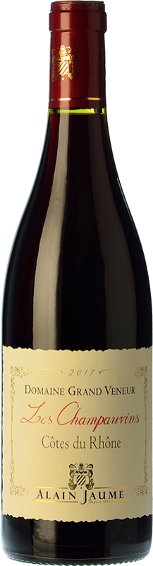 免费送货 | 红酒 Alain Jaume Grand Veneur Les Champauvins 岁 A.O.C. Côtes du Rhône 罗纳 法国 Syrah, Grenache, Mourvèdre 75 cl