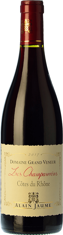 18,95 € 免费送货 | 红酒 Alain Jaume Grand Veneur Les Champauvins 岁 A.O.C. Côtes du Rhône