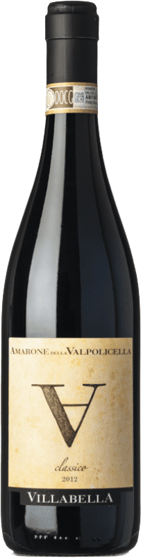 Бесплатная доставка | Красное вино Villabella Classico D.O.C.G. Amarone della Valpolicella Венето Италия Corvina, Rondinella, Corvinone 75 cl