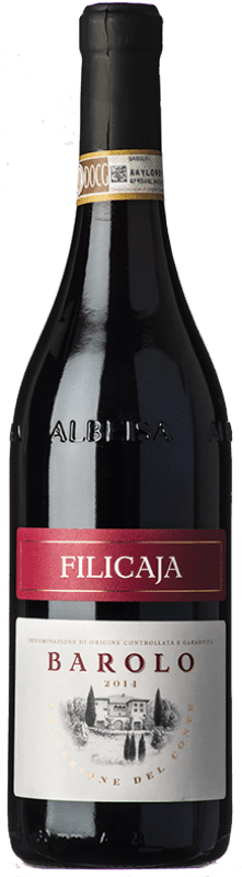 Free Shipping | Red wine Villa da Filicaja D.O.C.G. Barolo Piemonte Italy Nebbiolo 75 cl