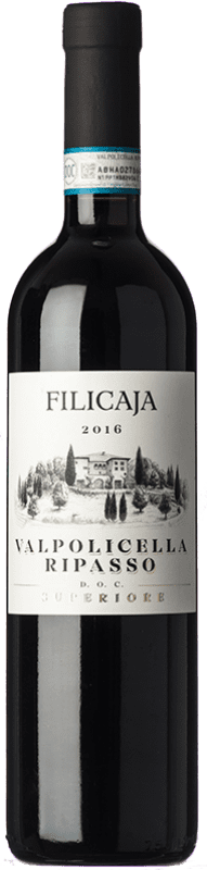 Free Shipping | Red wine Villa da Filicaja D.O.C. Valpolicella Ripasso Veneto Italy Corvina, Rondinella, Corvinone, Croatina 75 cl