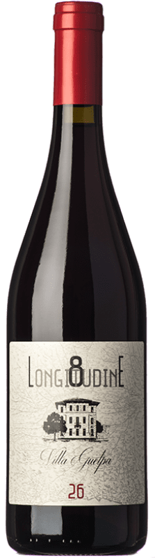 Free Shipping | Red wine Villa Guelpa Longitudine 8.26 D.O.C. Piedmont Piemonte Italy Nebbiolo 75 cl