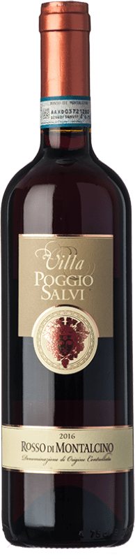 Бесплатная доставка | Красное вино Poggio Salvi D.O.C. Rosso di Montalcino Тоскана Италия Sangiovese — Санджовезе 75 cl