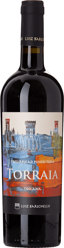 Бесплатная доставка | Красное вино Villa Triturris Luiz Barichello Torraia I.G.T. Toscana Тоскана Италия Sangiovese — Санджовезе, Malbec — Мальбек 75 cl