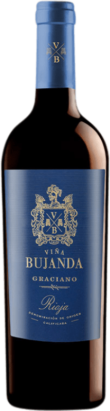 Бесплатная доставка | Красное вино Viña Bujanda старения D.O.Ca. Rioja Ла-Риоха Испания Graciano 75 cl