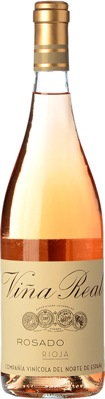 9,95 € | Розовое вино Viña Real Rosado D.O.Ca. Rioja Ла-Риоха Испания Tempranillo, Viura 75 cl