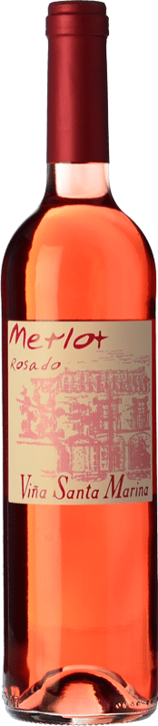 4,95 € | Vino rosato Santa Marina Rosado I.G.P. Vino de la Tierra de Extremadura Estremadura Spagna Merlot 75 cl
