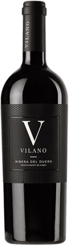 56,95 € Free Shipping | Red wine Viña Vilano Reserva D.O. Ribera del Duero Castilla y León Spain Tempranillo Bottle 75 cl