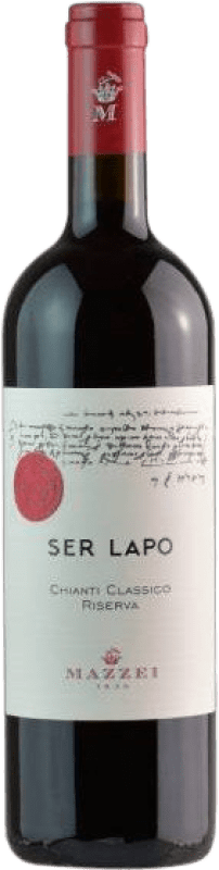 19,95 € | Red wine Mazzei Castello di Fonterutoli Riserva Ser Lapo D.O.C.G. Chianti Classico Tuscany Italy Merlot, Sangiovese 75 cl