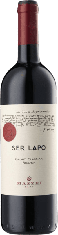 Spedizione Gratuita | Vino rosso Mazzei Castello di Fonterutoli Ser Lapo Riserva D.O.C.G. Chianti Classico Toscana Italia Merlot, Sangiovese 75 cl