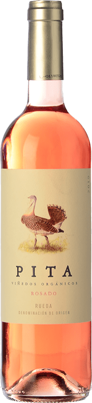 Envoi gratuit | Vin rose Dominio de Verderrubí Pita Rosado D.O. Rueda Castille et Leon Espagne Grenache Biologique 75 cl