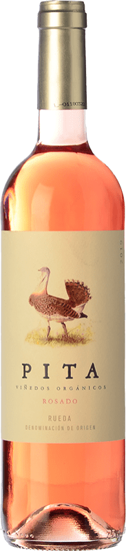 Envio grátis | Vinho rosé Dominio de Verderrubí Pita Rosado D.O. Rueda Castela e Leão Espanha Grenache 75 cl