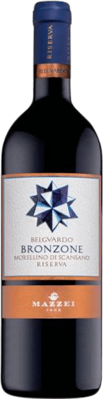 16,95 € | Красное вино Mazzei Belguardo Bronzone Резерв D.O.C.G. Morellino di Scansano Тоскана Италия Sangiovese 75 cl