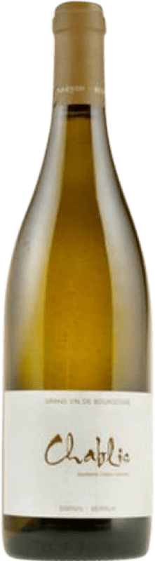 Бесплатная доставка | Белое вино Sarnin-Berrux A.O.C. Chablis Бургундия Франция Chardonnay 75 cl