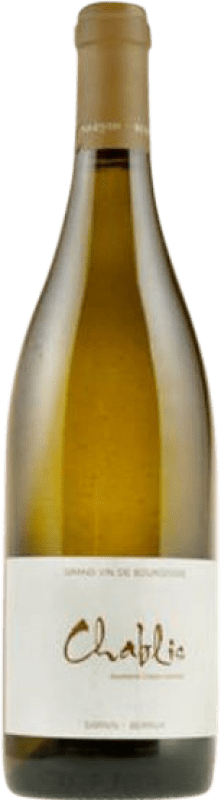 Envío gratis | Vino blanco Sarnin-Berrux A.O.C. Chablis Borgoña Francia Chardonnay Ecológico 75 cl