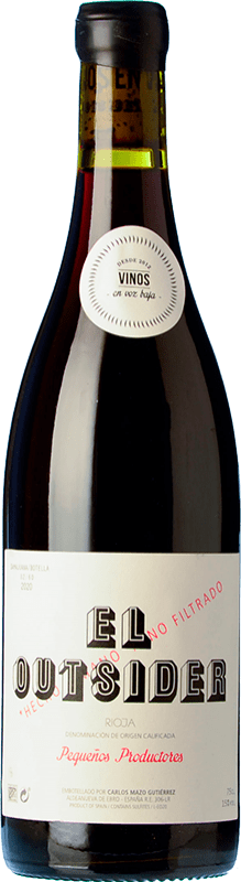 17,95 € Free Shipping | Red wine En Voz Baja El Outsider Roble D.O.Ca. Rioja The Rioja Spain Grenache Bottle 75 cl