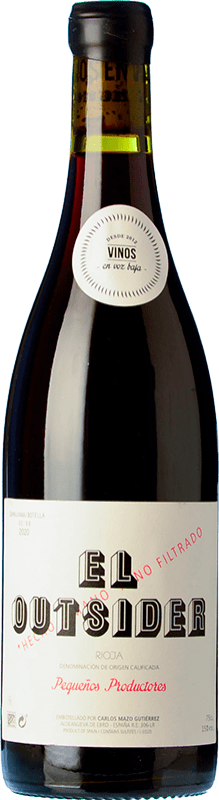 16,95 € Envío gratis | Vino tinto En Voz Baja El Outsider Roble D.O.Ca. Rioja