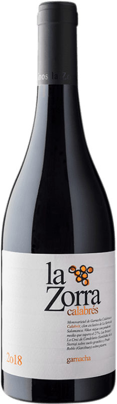 17,95 € | Red wine Vinos La Zorra Garnacha Calabrés Roble D.O.P. Vino de Calidad Sierra de Salamanca Castilla y León Spain Bottle 75 cl