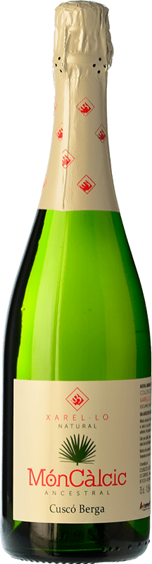 Envoi gratuit | Blanc mousseux Cuscó Berga MónCàlcic Ancestral Brut Nature D.O. Cava Espagne Xarel·lo 75 cl