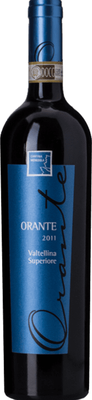 Envio grátis | Vinho tinto Walter Menegola Orante D.O.C.G. Valtellina Superiore Lombardia Itália Nebbiolo 75 cl