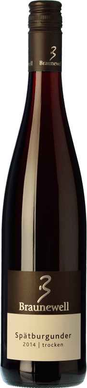 免费送货 | 红葡萄酒 Braunewell Trocken — 干型 Crianza — 陈酿 Q.b.A. Rheinhessen 德国 Pinot Noir — 黑皮诺 75 cl
