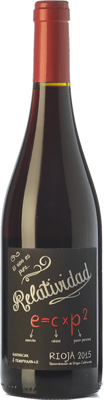 10,95 € | Vin rouge Wineissocial Relatividad Chêne D.O.Ca. Rioja La Rioja Espagne Tempranillo, Grenache 75 cl