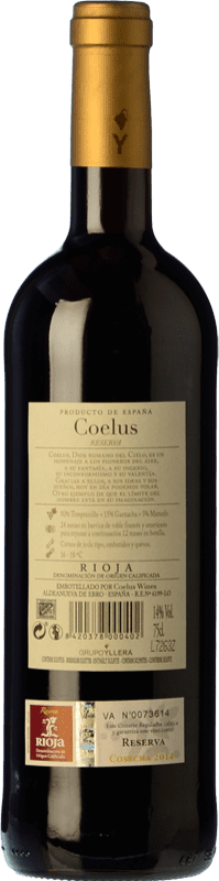11,95 € Free Shipping | Red wine Yllera Coelus Reserva D.O.Ca. Rioja The Rioja Spain Tempranillo, Grenache, Mazuelo Bottle 75 cl