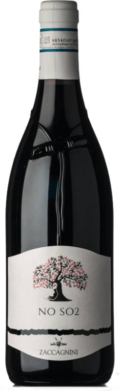 12,95 € Free Shipping | Red wine Zaccagnini NO SO2 D.O.C. Montepulciano d'Abruzzo Abruzzo Italy Montepulciano Bottle 75 cl