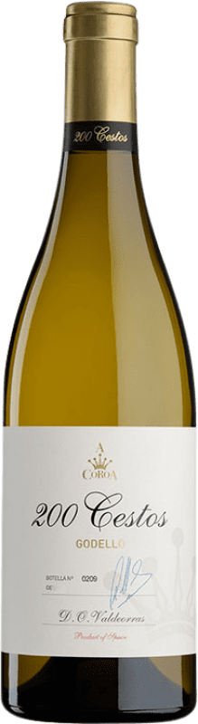 23,95 € Envío gratis | Vino blanco A Coroa 200 Cestos D.O. Valdeorras