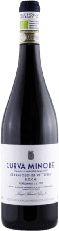 Envío gratis | Vino tinto Baroni di Pianogrillo Curva Minore D.O.C.G. Cerasuolo di Vittoria Sicilia Italia Nero d'Avola, Frappato Ecológico 75 cl