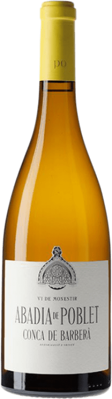 送料無料 | 白ワイン Abadia de Poblet Blanc D.O. Conca de Barberà カタロニア スペイン Macabeo, Parellada 75 cl