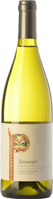 8,95 € Free Shipping | White wine Abadia de Poblet Intramurs Blanc D.O. Conca de Barberà Catalonia Spain Chardonnay Bottle 75 cl