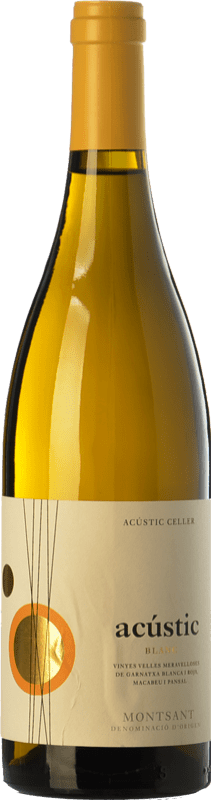 Envoi gratuit | Vin blanc Acústic Blanc Crianza D.O. Montsant Catalogne Espagne Grenache Blanc, Grenache Gris, Macabeo, Xarel·lo 75 cl