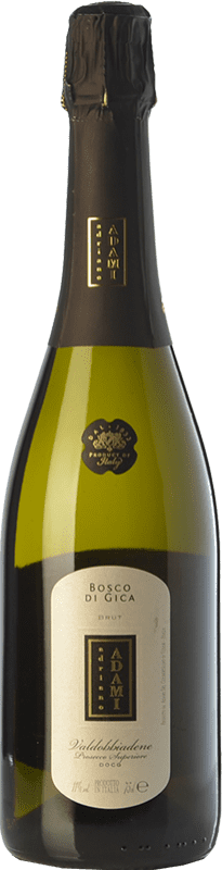 免费送货 | 白起泡酒 Adami Bosco di Gica 香槟 D.O.C.G. Prosecco di Conegliano-Valdobbiadene 特雷维索 意大利 Chardonnay, Glera 75 cl