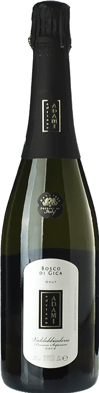 送料無料 | 白スパークリングワイン Adami Bosco di Gica Brut D.O.C.G. Prosecco di Conegliano-Valdobbiadene トレヴィーゾ イタリア Chardonnay, Glera マグナムボトル 1,5 L