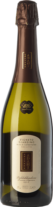 送料無料 | 白のスパークリングワイン Adami Vigneto Giardino Seco — 辛口 D.O.C.G. Prosecco di Conegliano-Valdobbiadene トレヴィーゾ イタリア Glera — グレラ 75 cl