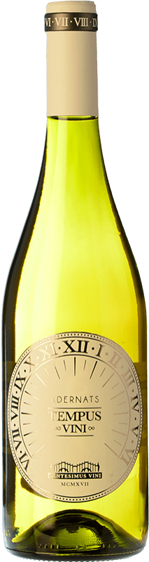 3,95 € Free Shipping | White wine Adernats Tempus Fugit Blanc Joven D.O. Tarragona Catalonia Spain Macabeo, Xarel·lo, Parellada Bottle 75 cl