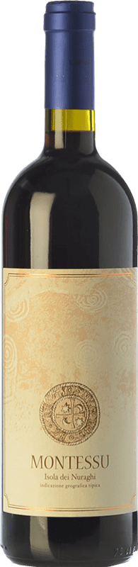 Free Shipping | Red Wine Agripunica Montessu I.G.T. Isola dei Nuraghi Sardegna Italy Merlot, Syrah — Shiraz, Cabernet Sauvignon, Cariñena — Carignan, Cabernet Franc 75 cl