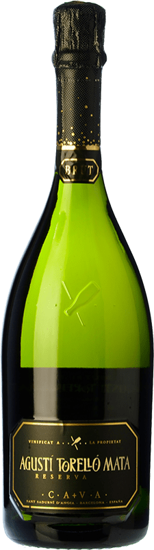 白起泡酒 Agustí Torelló 香槟 预订 2013 D.O. Cava 加泰罗尼亚 西班牙 Macabeo, Xarel·lo, Parellada 瓶子 75 cl